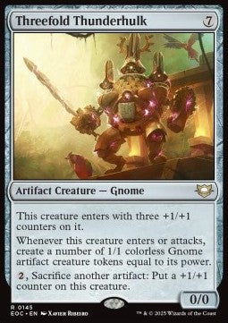 Threefold Thunderhulk - Commander: Edge of Eternities (Rare) [EOC-145]