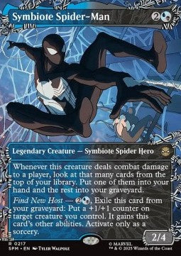 Symbiote Spider-Man - Magic: The Gathering | Marvel's Spider-Man: Extras (Rare) [XSPM-217]