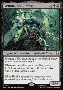 Venom, Eddie Brock - Magic: The Gathering | Marvel's Spider-Man: Eternal (Mythic) [SPE-12]