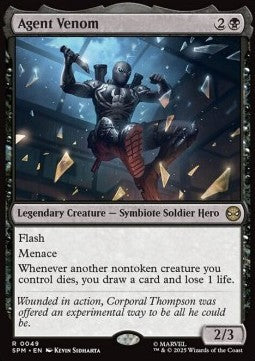 Agent Venom - Magic: The Gathering | Marvel's Spider-Man (Rare) [SPM-49]