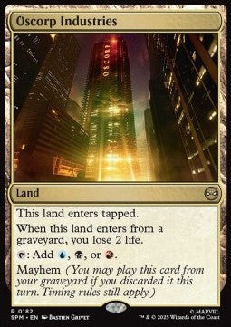 Oscorp Industries - Marvel's Spider-Man (Rare) [SPM-182]