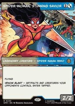 Spider-Woman, Stunning Savior - Magic: The Gathering | Marvel's Spider-Man: Extras (Rare) [XSPM-230]