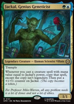 Jackal, Genius Geneticist - Magic: The Gathering | Marvel's Spider-Man (Rare) [SPM-131]