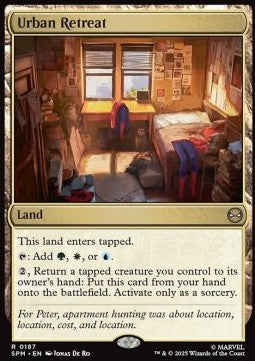 Urban Retreat - Magic: The Gathering | Marvel's Spider-Man (Rare) [SPM-187]