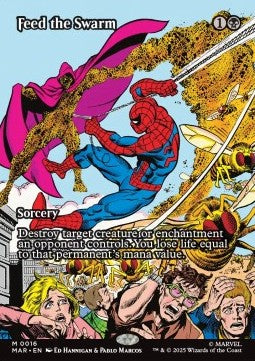 Feed the Swarm - Magic: The Gathering | Marvel's Spider-Man: Source Material Cards (Mythic) [MAR-16]