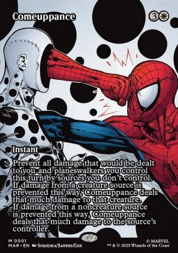 Comeuppance - Magic: The Gathering | Marvel's Spider-Man: Source Material Cards (Mythic) [MAR-12]