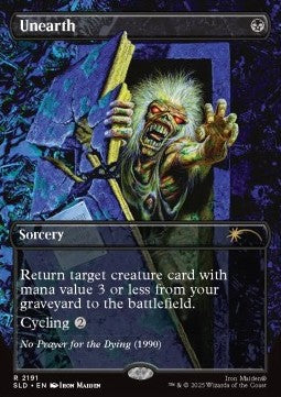 Unearth (V.1) - Secret Lair Drop Series: Secret Scare Superdrop (Rare) [SLDSSS-2191]