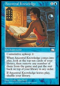 Ancestral Knowledge - Weatherlight (Rare)