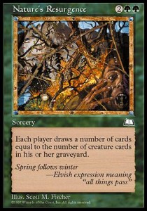 Nature's Resurgence - Weatherlight (Rare)