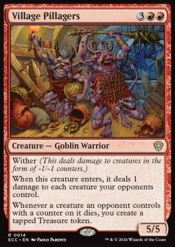 Village Pillagers - Commander: Lorwyn Eclipsed (Rare) [ECC-14]