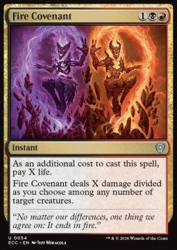 Fire Covenant - Commander: Lorwyn Eclipsed (Uncommon) [ECC-54]