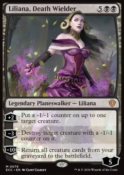 Liliana, Death Wielder - Commander: Lorwyn Eclipsed (Mythic) [ECC-78]