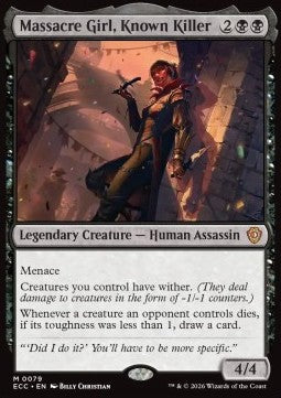 Massacre Girl, Known Killer - Commander: Lorwyn Eclipsed (Mythic) [ECC-79]