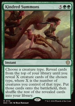Kindred Summons - Commander: Lorwyn Eclipsed (Rare) [ECC-112]