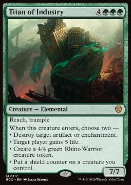 Titan of Industry - Commander: Lorwyn Eclipsed (Mythic) [ECC-117]
