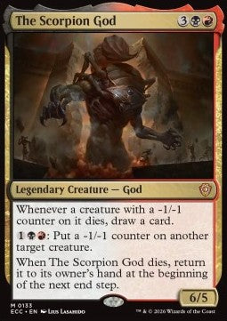 The Scorpion God - Commander: Lorwyn Eclipsed (Mythic) [ECC-133]