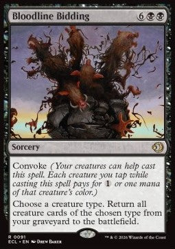 Bloodline Bidding - Lorwyn Eclipsed (Rare) [ECL-91]