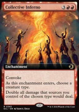 Collective Inferno (V.1) - Lorwyn Eclipsed: Extras (Rare) [XECL-363]