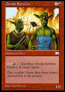 Orcish Settlers - Weatherlight (Uncommon)