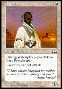 Peacekeeper - Weatherlight (Rare)