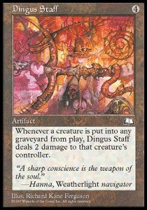 Dingus Staff - Weatherlight (Uncommon)