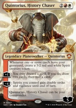 Quintorius, History Chaser - Commander: Secrets of Strixhaven (Mythic) [SOC-7]