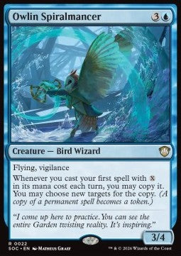 Owlin Spiralmancer - Commander: Secrets of Strixhaven (Rare) [SOC-22]