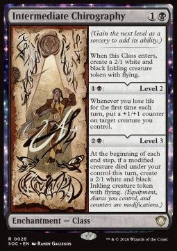 Intermediate Chirography - Commander: Secrets of Strixhaven (Rare) [SOC-26]