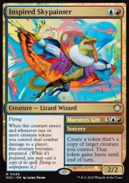 Inspired Skypainter // Maestro's Gift - Commander: Secrets of Strixhaven (Rare) [SOC-48]