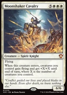 Moonshaker Cavalry - Commander: Secrets of Strixhaven (Mythic) [SOC-110]