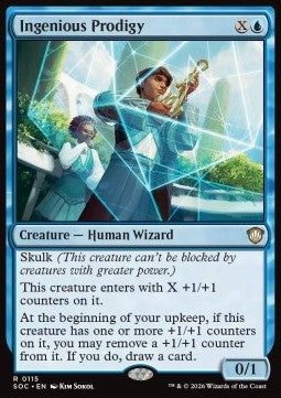 Ingenious Prodigy - Commander: Secrets of Strixhaven (Rare) [SOC-115]