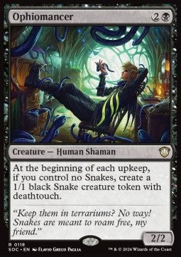 Ophiomancer - Commander: Secrets of Strixhaven (Rare) [SOC-118]