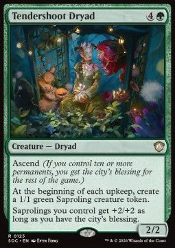 Tendershoot Dryad - Commander: Secrets of Strixhaven (Rare) [SOC-125]