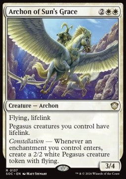 Archon of Sun's Grace - Commander: Secrets of Strixhaven (Rare) [SOC-137]