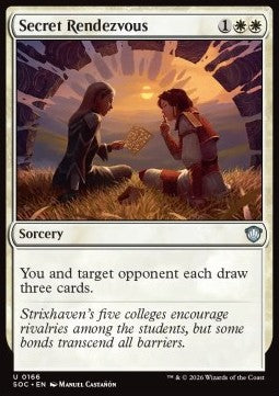 Secret Rendezvous - Commander: Secrets of Strixhaven (Uncommon) [SOC-166]
