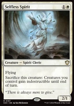 Selfless Spirit - Commander: Secrets of Strixhaven (Rare) [SOC-167]