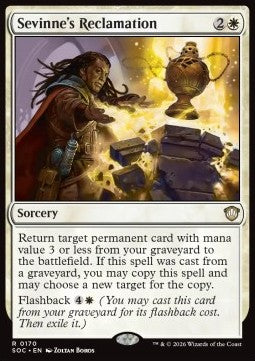 Sevinne's Reclamation - Commander: Secrets of Strixhaven (Rare) [SOC-170]