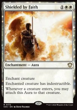 Shielded by Faith - Commander: Secrets of Strixhaven (Rare) [SOC-172]
