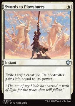 Swords to Plowshares - Commander: Secrets of Strixhaven (Uncommon) [SOC-179]
