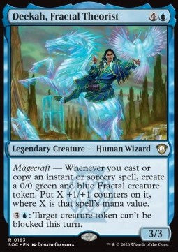 Deekah, Fractal Theorist - Commander: Secrets of Strixhaven (Rare) [SOC-193]