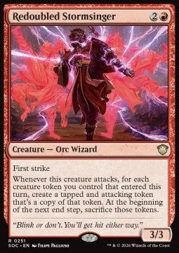 Redoubled Stormsinger - Commander: Secrets of Strixhaven (Rare) [SOC-251]
