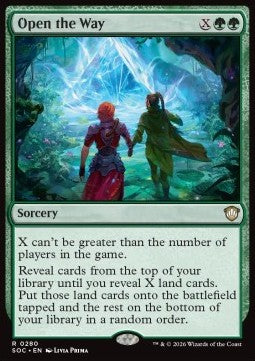 Open the Way - Commander: Secrets of Strixhaven (Rare) [SOC-280]