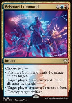 Prismari Command - Commander: Secrets of Strixhaven (Rare) [SOC-323]