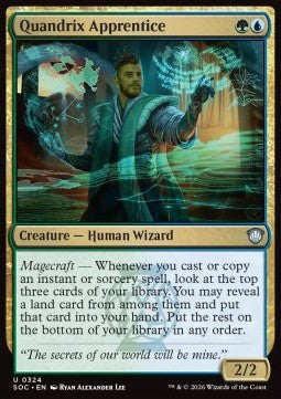 Quandrix Apprentice - Commander: Secrets of Strixhaven (Uncommon) [SOC-324]