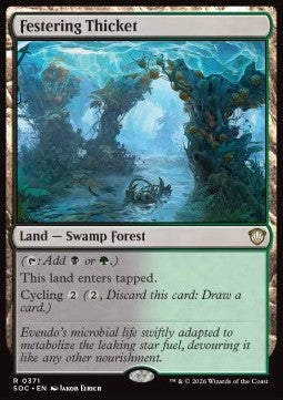 Festering Thicket - Commander: Secrets of Strixhaven (Rare) [SOC-371]