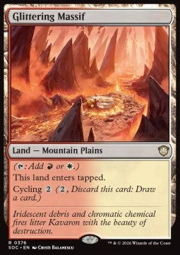 Glittering Massif - Commander: Secrets of Strixhaven (Rare) [SOC-376]