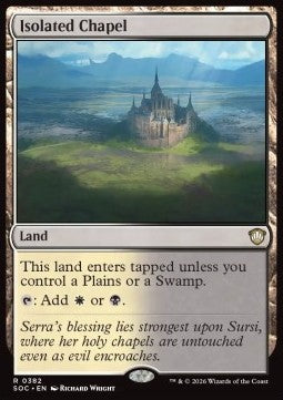 Isolated Chapel - Commander: Secrets of Strixhaven (Rare) [SOC-382]