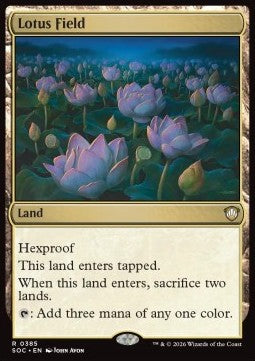 Lotus Field - Commander: Secrets of Strixhaven (Rare) [SOC-385]