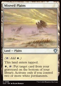 Mistveil Plains - Commander: Secrets of Strixhaven (Uncommon) [SOC-386]