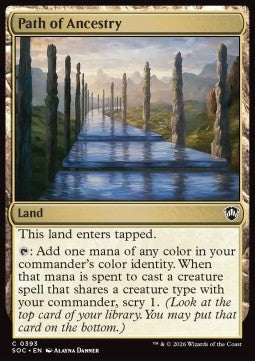 Path of Ancestry - Commander: Secrets of Strixhaven (Common) [SOC-393]